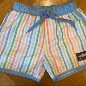 Shrimp & Grits boy swim trunks size medium (5-6)